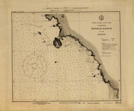 Trinidad Harbor 1928 - Old Map Nautical Chart PC Harbors 5846 - California