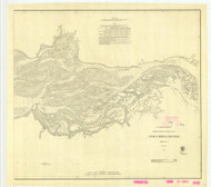 Columbia River Sheet 2 1874 - Old Map Nautical Chart PC Harbors 641 - Oregon