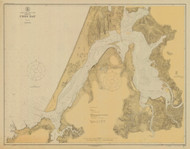 Coos Bay 1927 - Old Map Nautical Chart PC Harbors 5984 - Oregon