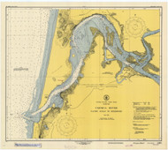 Umpqua River 1948 - Old Map Nautical Chart PC Harbors 6004 - Oregon