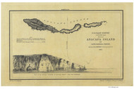 Anacapa Island 1854 - Old Map Nautical Chart PC Harbors 608 - California