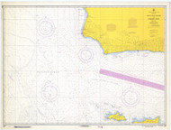 Santa Rosa Island to Purisma Point  1969 - Old Map Nautical Chart PC Harbors 5066 - California