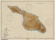 Santa Catalina Island 1948 - Old Map Nautical Chart PC Harbors 5112 - California