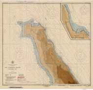 North San Clemente Island 1947 - Old Map Nautical Chart PC Harbors 5118 - California