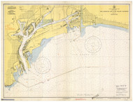 Los Angeles and Long Beach Harbors 1942 - Old Map Nautical Chart PC Harbors 5147 - California