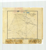 San Pedro Harbor 1855 - Old Map Nautical Chart PC Harbors 610 - California