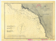 Lompoc Landing 1889 - Old Map Nautical Chart PC Harbors 616 - California