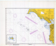 Gulf of the Farallones 1970 - Old Map Nautical Chart PC Harbors 5072 - California
