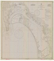 San Diego Bay 1940 - Old Map Nautical Chart PC Harbors 5107 - California