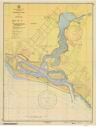 NewportBay 1947 - Old Map Nautical Chart PC Harbors 5108 - California