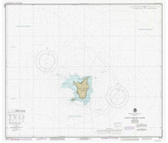 Santa Barbara Island 1990 - Old Map Nautical Chart PC Harbors 5110 - California