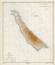 San Clemente Island 1966 - Old Map Nautical Chart PC Harbors 5111 - California