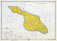Santa Catalina Island 1972 - Old Map Nautical Chart PC Harbors 5112 - California