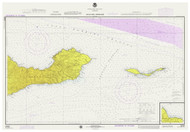 Anacapa Passage 1975 - Old Map Nautical Chart PC Harbors 5114 - California