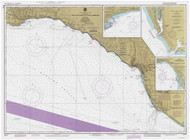 Port Hueneme to Santa Barbara 1985 - Old Map Nautical Chart PC Harbors 5120 - California