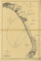 Santa Monica Bay 1893 - Old Map Nautical Chart PC Harbors 5144 - California