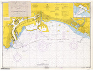San Pedro Bay 1968 - Old Map Nautical Chart PC Harbors 5148 - California