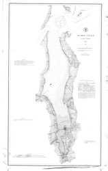 Budd's Inlet 1876 Pacific Coast Harbor Chart 644 Washington
