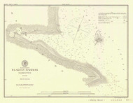 Blakely Harbor 1856 - Old Map Nautical Chart PC Harbors 6442 - Washington