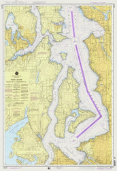 Shilshole Bay to Commencement Bay 1989 - Old Map Nautical Chart PC Harbors 18473 - Washington