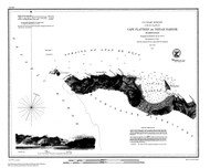 Cape Flattery and Nee-Ah Harbor 1853 - Old Map Nautical Chart PC Harbors 645 - Washington