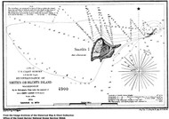 Smith's Island 1870 - Old Map Nautical Chart PC Harbors 648 - Washington