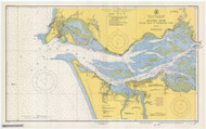 Columbia River - Pacific Ocean to Harrington Point 1948 - Old Map Nautical Chart PC Harbors 6151 - Washington