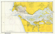 Columbia River - Pacific Ocean to Harrington Point 1959 - Old Map Nautical Chart PC Harbors 6151 - Washington