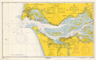 Columbia River - Pacific Ocean to Harrington Point 1968 - Old Map Nautical Chart PC Harbors 6151 - Washington