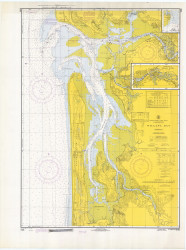 Willapa Bay 1970 - Old Map Nautical Chart PC Harbors 6185 - Washington