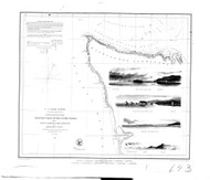 Gray's Harbor 1853 - Old Map Nautical Chart PC Harbors 6195 - Washington
