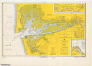 Gray's Harbor 1966 - Old Map Nautical Chart PC Harbors 6195 - Washington