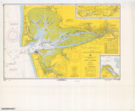 Gray's Harbor 1967 - Old Map Nautical Chart PC Harbors 6195 - Washington