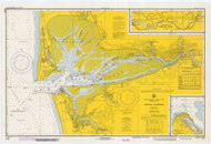 Gray's Harbor 1973 - Old Map Nautical Chart PC Harbors 6195 - Washington
