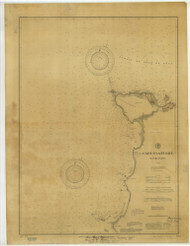 Cape Flattery 1898 - Old Map Nautical Chart PC Harbors 6265 - Washington