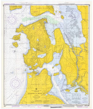 Anacortes to Skagit Bay 1973 - Old Map Nautical Chart PC Harbors 6376 - Washington