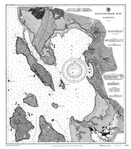 Bellingham Bay 1898 B - Old Map Nautical Chart PC Harbors 6378 - Washington