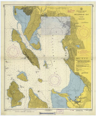 Bellingham Bay 1956 - Old Map Nautical Chart PC Harbors 6378 - Washington