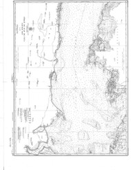 Strait of Juan de Fuca Eastern Part 1947 - Old Map Nautical Chart PC Harbors 6382 - Washington