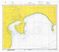 Oak and Crescent Harbors 1968 - Old Map Nautical Chart PC Harbors 6404 - Washington