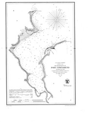 Port Townsend 1854 A - Old Map Nautical Chart PC Harbors 6405 - Washington