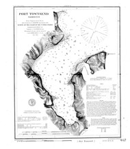 Port Townsend 1856 A - Old Map Nautical Chart PC Harbors 6405 - Washington