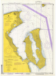Port Townsend 1973 - Old Map Nautical Chart PC Harbors 6405 - Washington