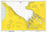 Tacoma Harbor 1973 - Old Map Nautical Chart PC Harbors 6407 - Washington