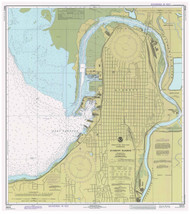 Everett Harbor 1977 - Old Map Nautical Chart PC Harbors 6441 - Washington