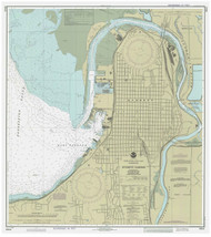 Everett Harbor 1989 - Old Map Nautical Chart PC Harbors 6441 - Washington