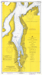 Olympia Harbor and Budd Inlet 1972 - Old Map Nautical Chart PC Harbors 6462 - Washington