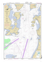 Rosario Strait Southern Part 2007 - Old Map Nautical Chart PC Harbors 18429 - Washington