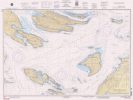 Boundary Pass 1992 - Old Map Nautical Chart PC Harbors 18432 - Washington