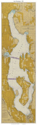 Lake Washington 1980 - Old Map Nautical Chart PC Harbors 18447 - Washington